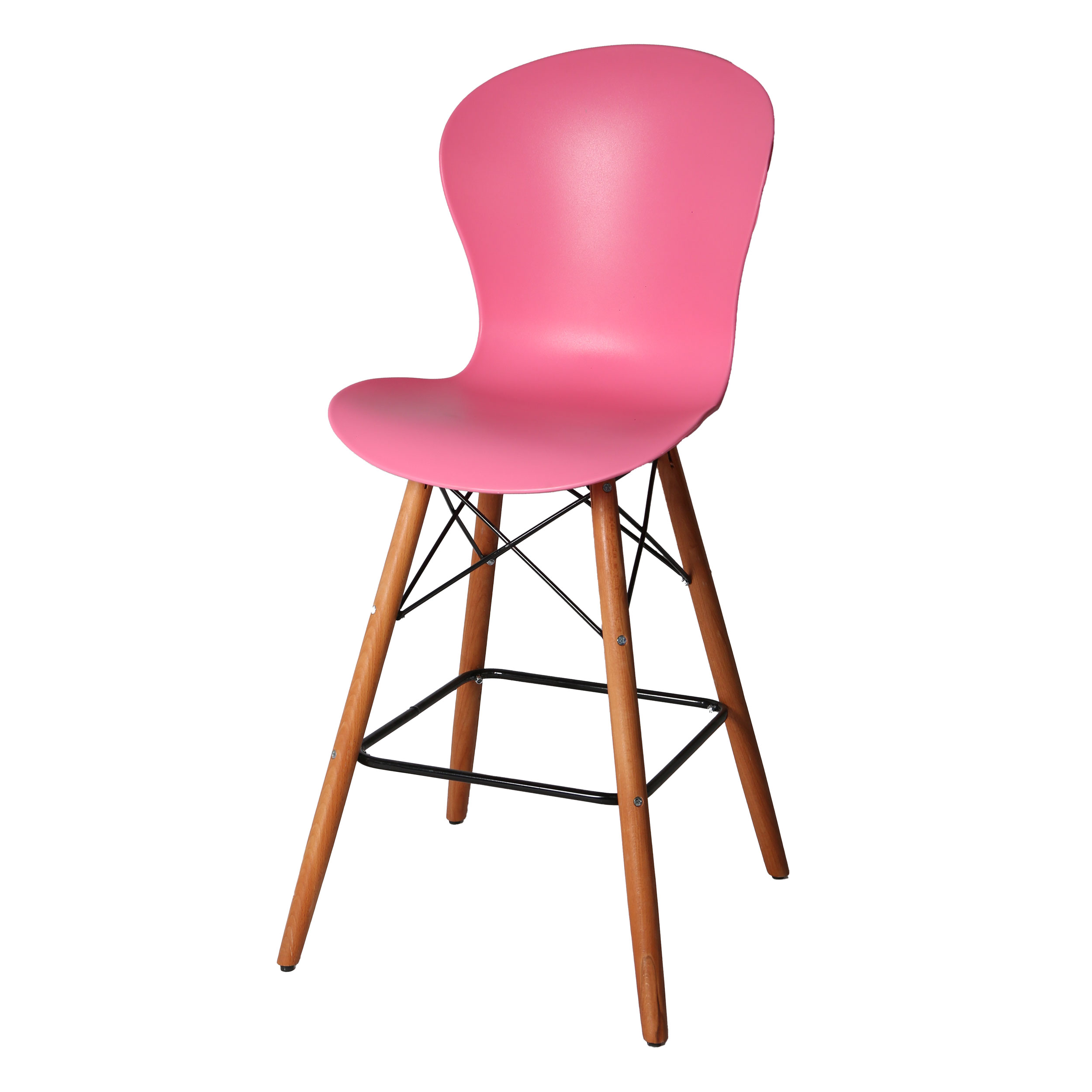 صندلی اپن مدل ماهور فایبرگلاس پایه چوبی