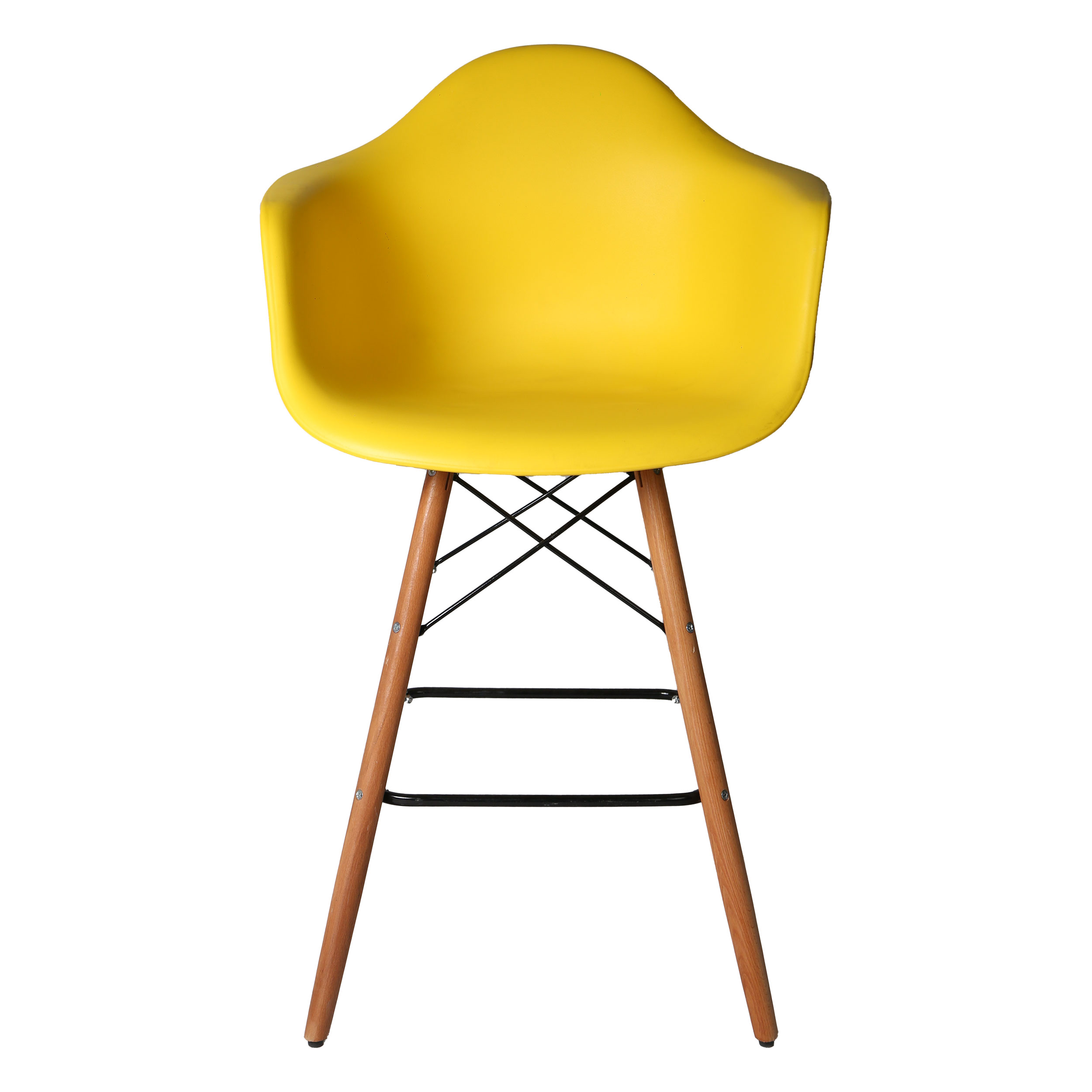 صندلی اپن مدل ایزی فایبرگلاس پایه چوبی