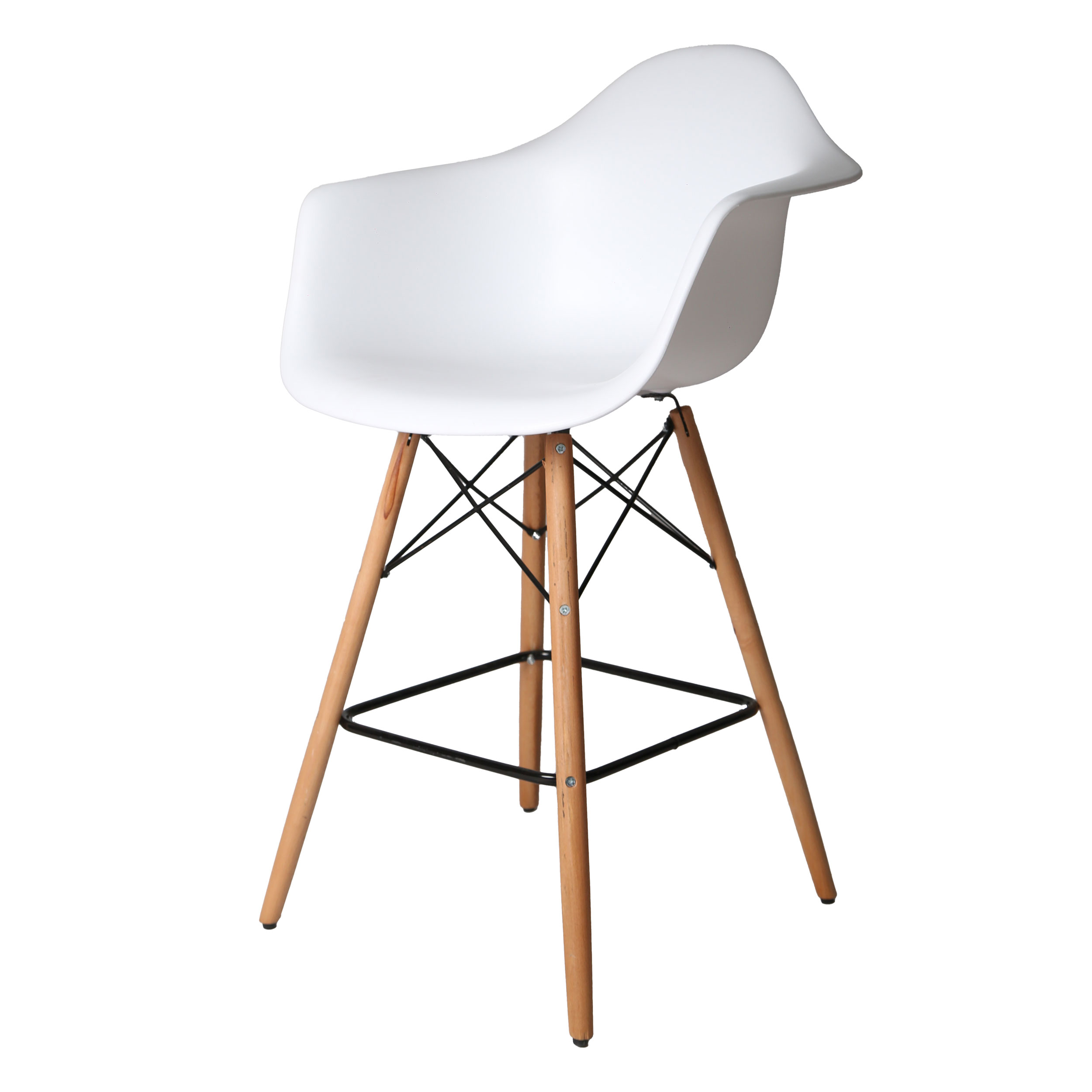 صندلی اپن مدل ایزی فایبرگلاس پایه چوبی