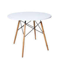 میز و صندلی ناهارخوری چهار نفره؛ مدل مایا لمسه‌ای پایه ایفلی